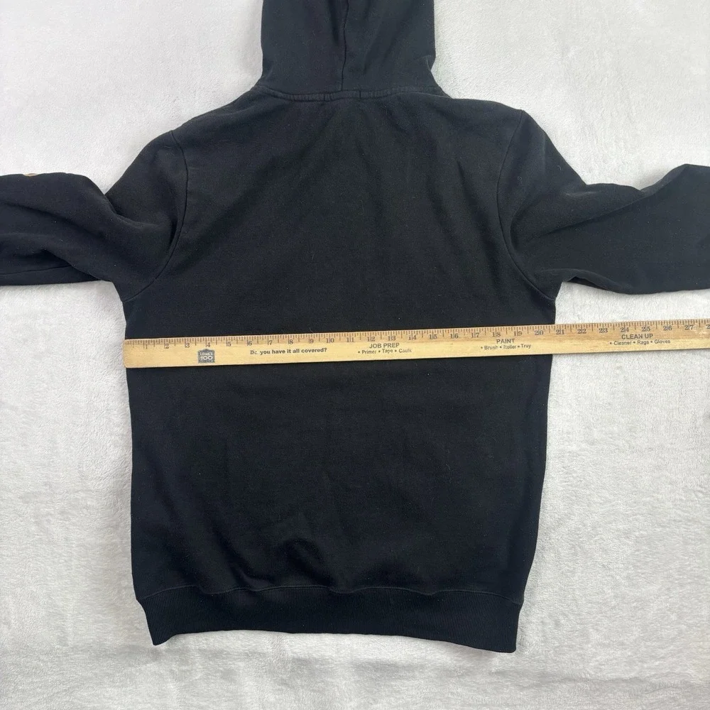 True Religion Black Gold‎ Pullover Fleece Long Sleeve Hoodie Men's Small
